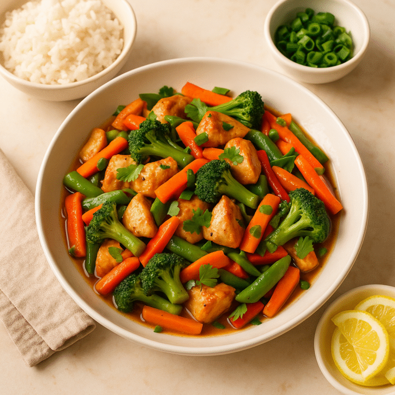 Chicken and Veggie Stir-Fry