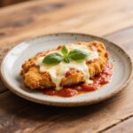 Crispy golden-brown Chicken Parmesan