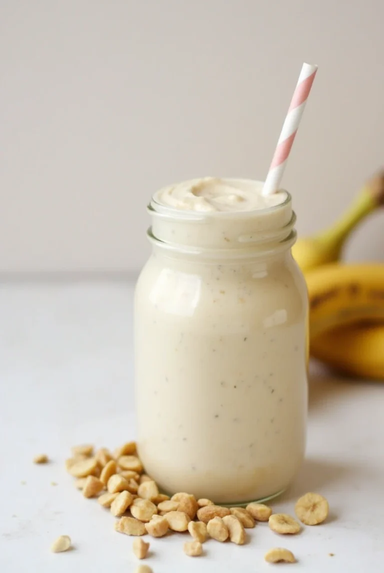 Banana and Peanut Butter Smoothie