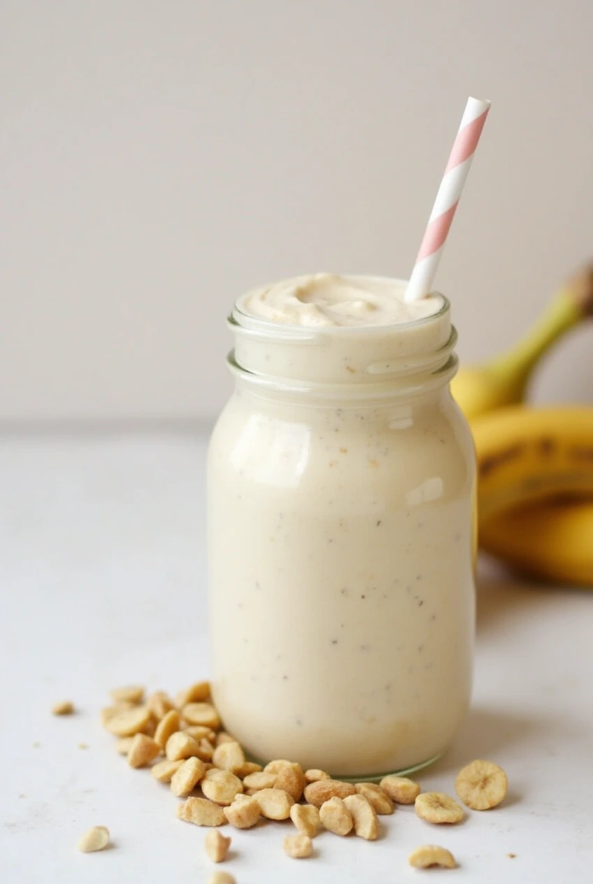 Banana and Peanut Butter Smoothie