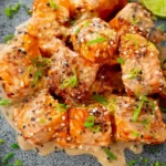 Bang Bang Salmon on a Platter