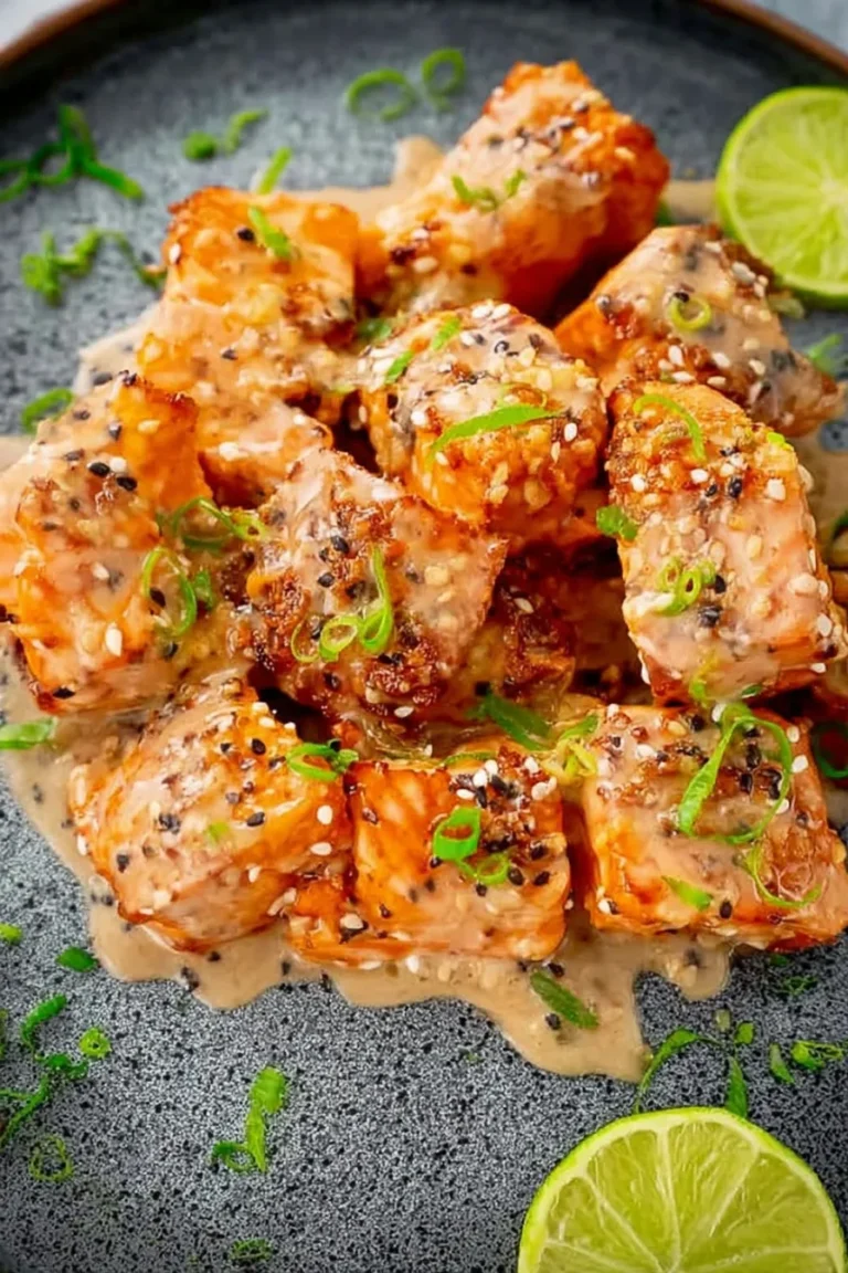 Bang Bang Salmon on a Platter