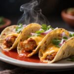 Chicken Birria Tacos with Consomé and Cheese