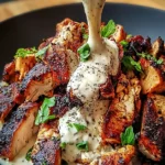 Chicken Shawarma with Creamy Garlic Sauce Plate