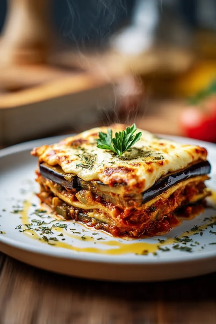 Classic Greek Eggplant Moussaka