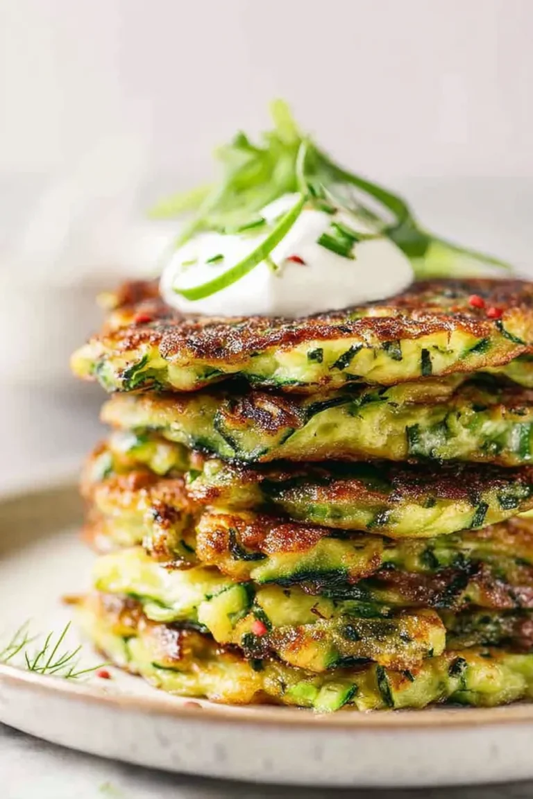 Crispy Zucchini Fritters Plated Delight