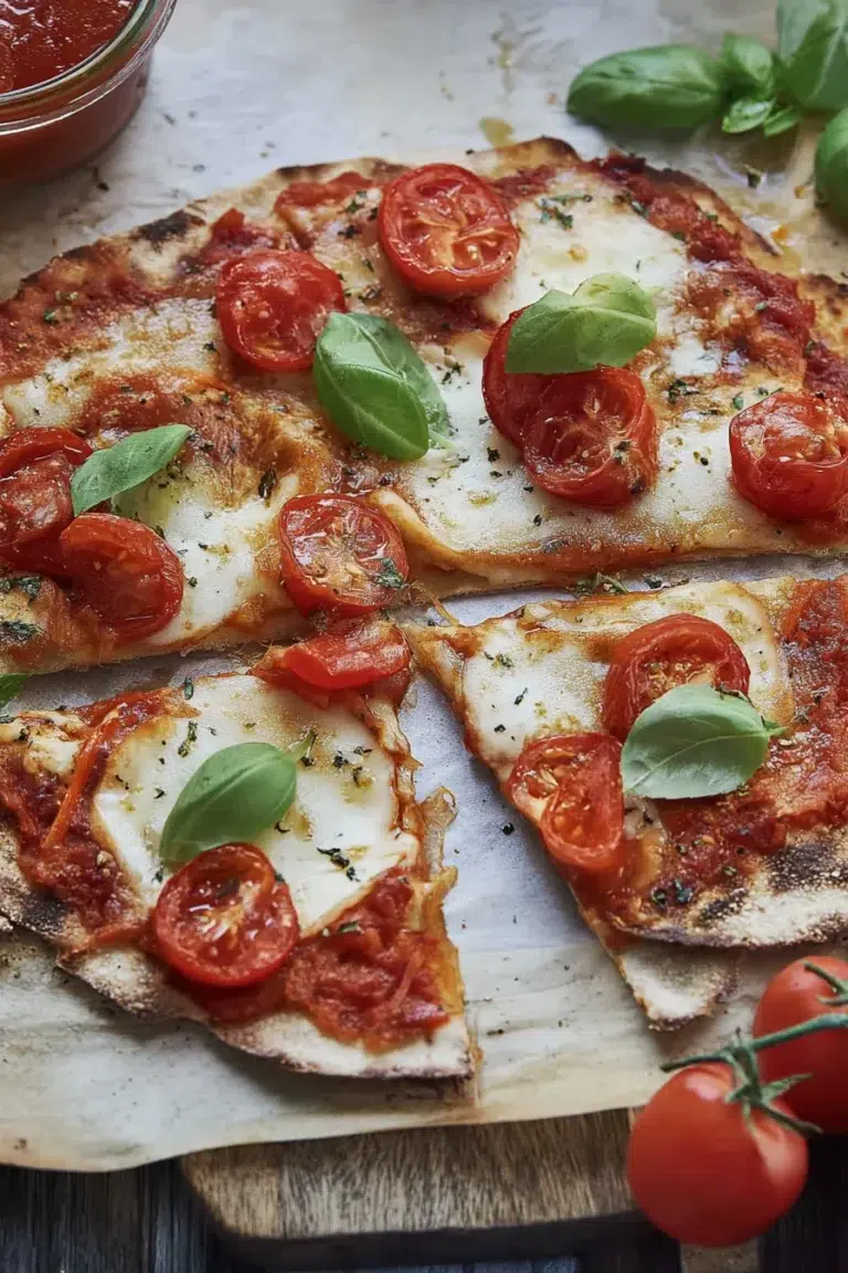Mouthwatering Flatbread Pizza Margherita Recipe