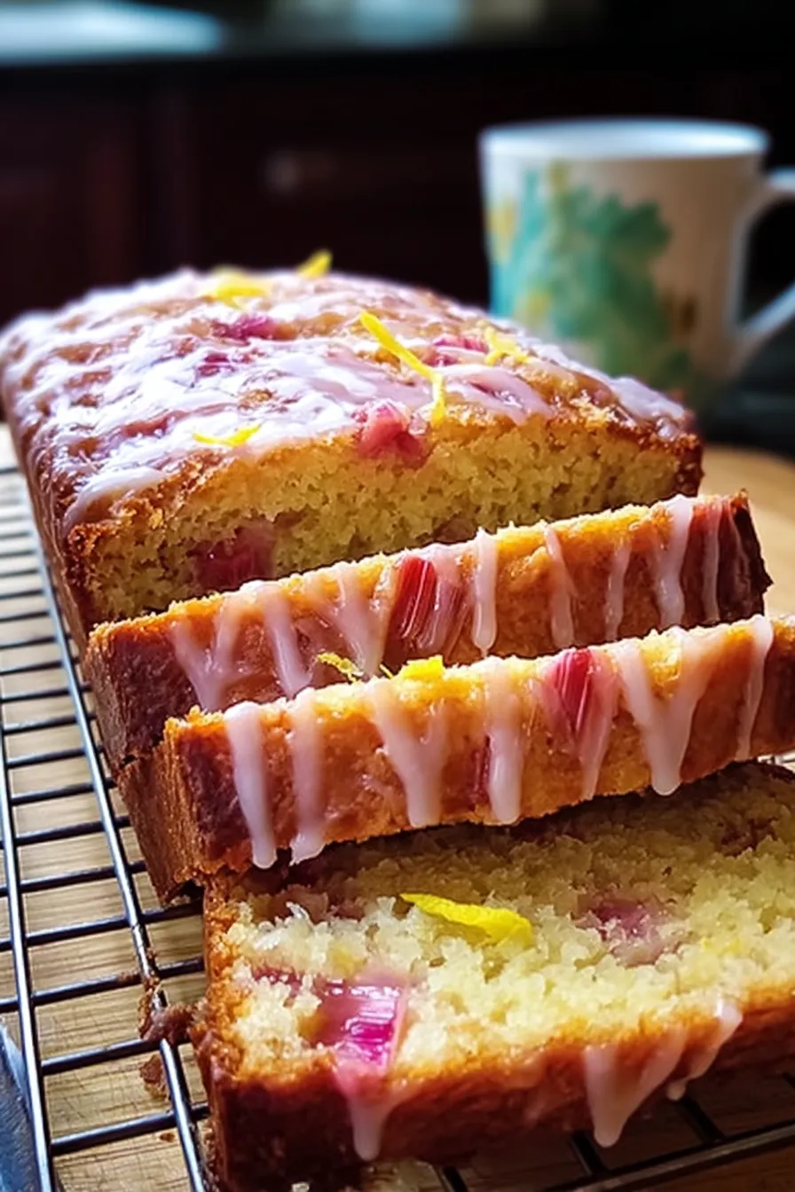 Lemon Rhubarb Loaf