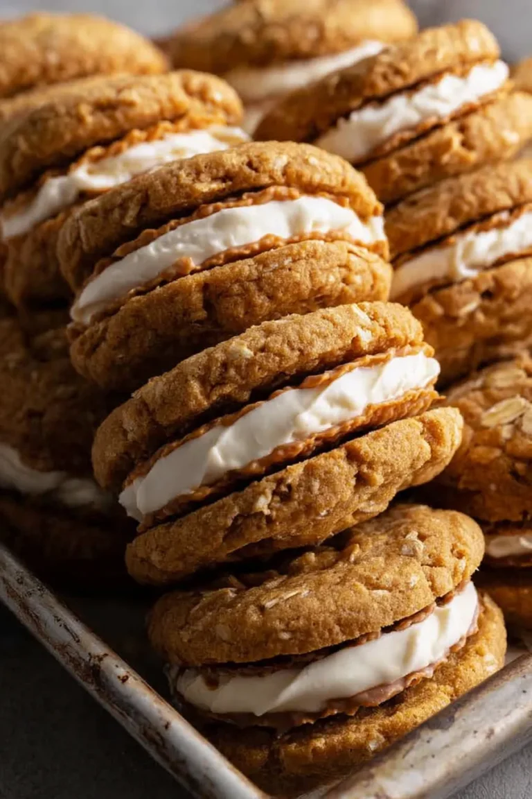 Oatmeal Sandwich Cookies Freshly Baked Delights