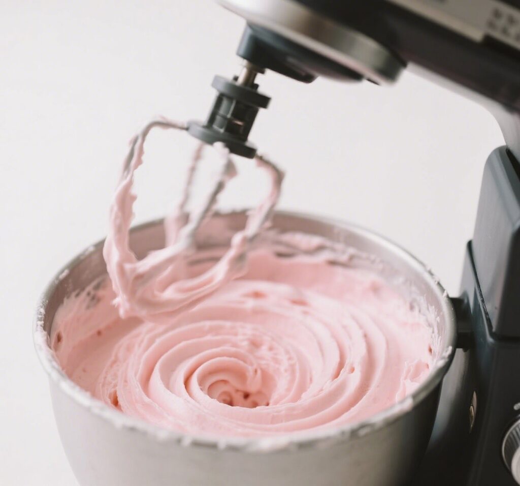 Raspberry buttercream frosting for chocolate raspberry cake