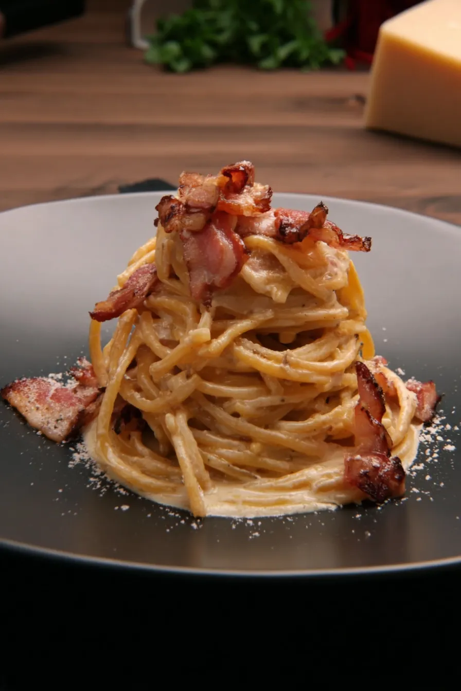 Delicious Spaghetti alla Gricia Ready to Serve