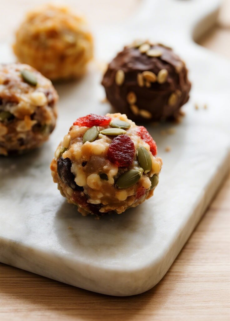 Different flavor variations of energy balls